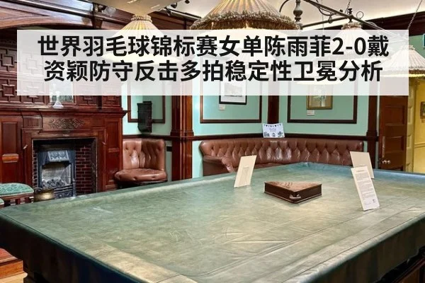 世界羽毛球锦标赛女单陈雨菲2-0戴资颖防守反击多拍稳定性卫冕分析