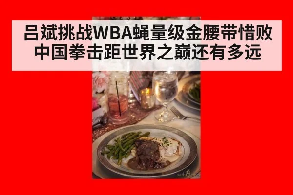 吕斌挑战WBA蝇量级金腰带惜败 中国拳击距世界之巅还有多远